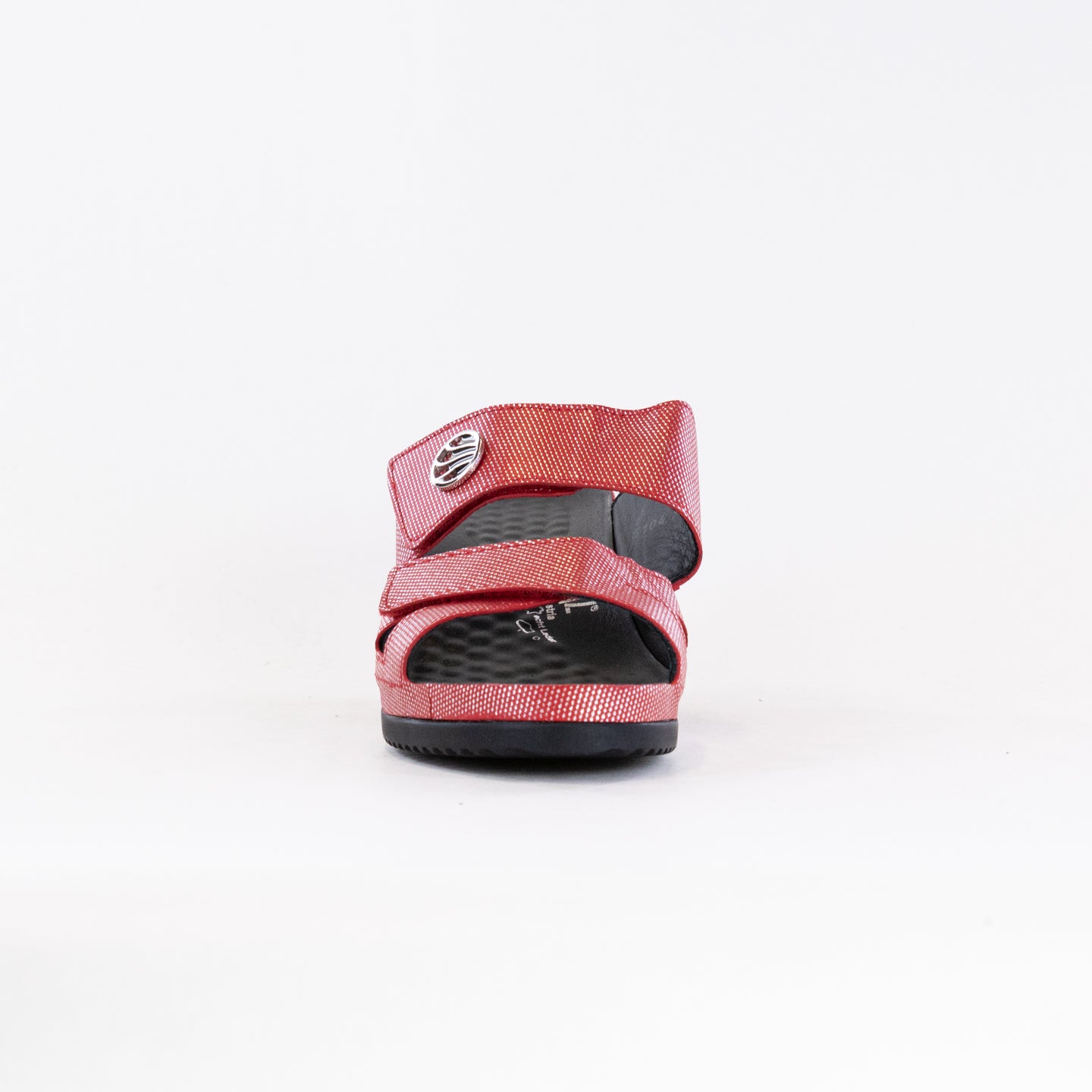 Red Vital Petra Women's Mule Sandals with Health Benefits