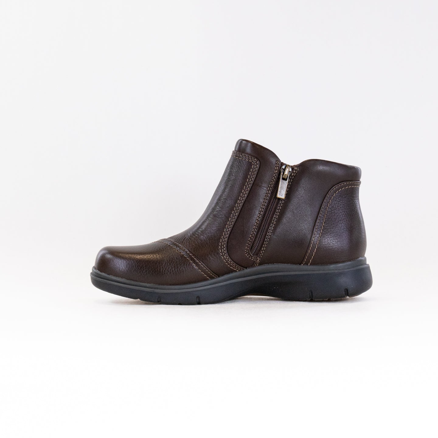 Clarks Women's Dark Brown Leather Certina Joy Heritage Boots