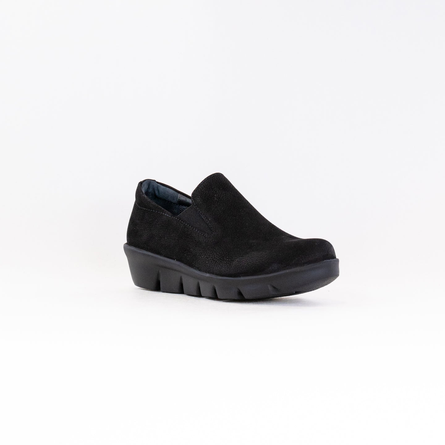 Wolky Women's Mesita - Black Vintage Nubuck Shoes