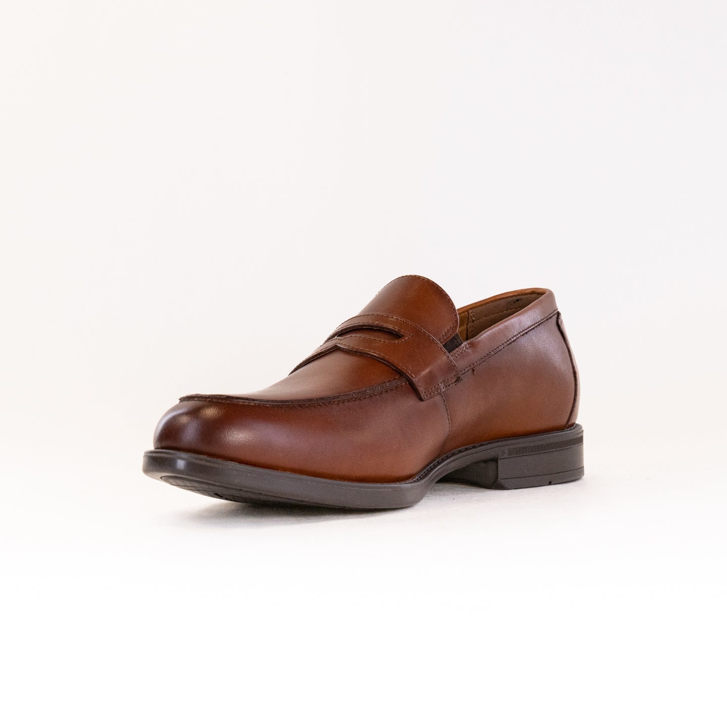 Men's Florsheim Midtown Penny Loafer in Cognac Soft Leather
