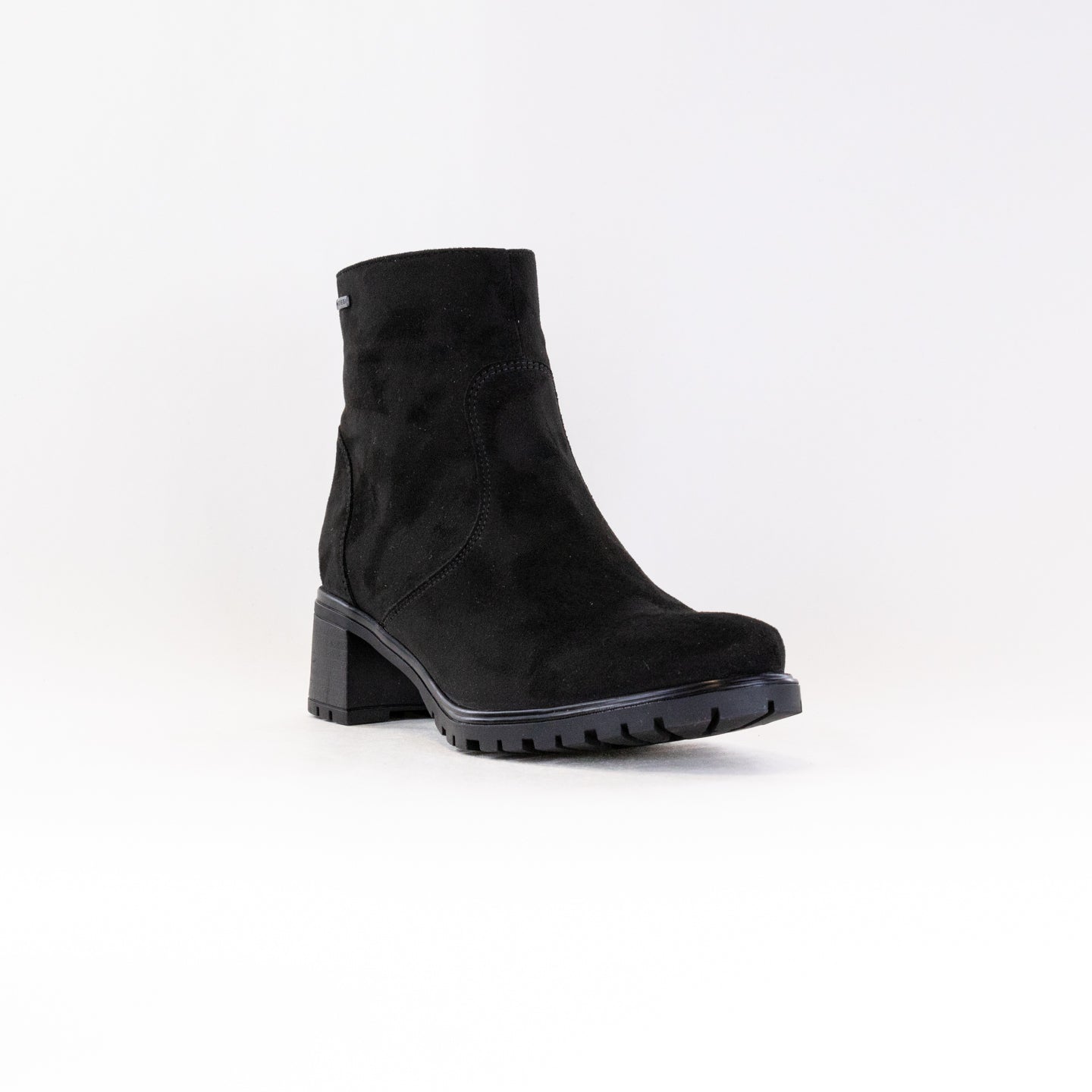 Women's Black Ara Roselle Ankle Boots with GORE-TEX® Waterproof Technology and 35mm Chunky Heel, Featuring Inside Zip Design