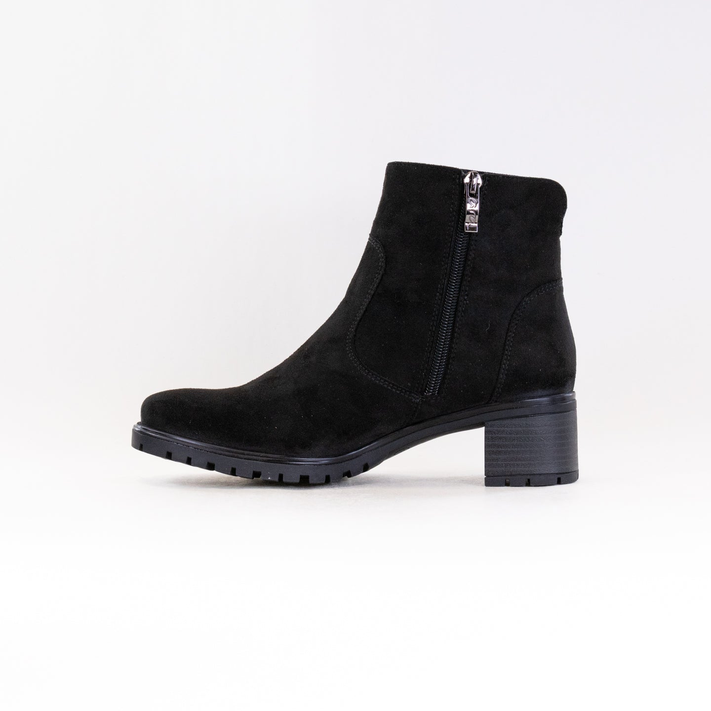 Women's Black Ara Roselle Ankle Boots with GORE-TEX® Waterproof Technology and 35mm Chunky Heel, Featuring Inside Zip Design